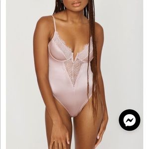 Garage Clothing V-Wire Thong Bodysuit NWT (S)